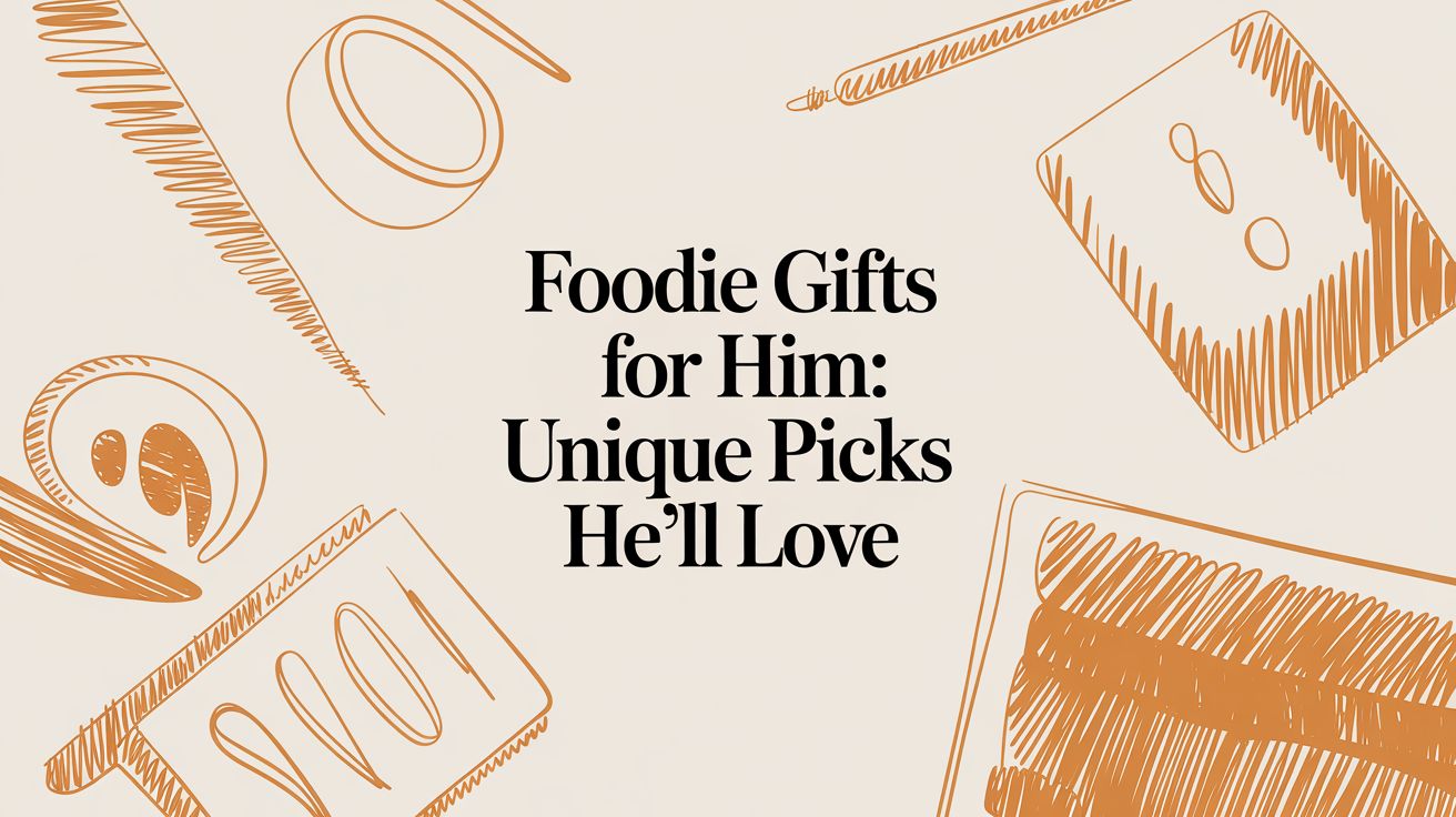 Foodie Gifts for Him: Unique Picks He'll Actually Use