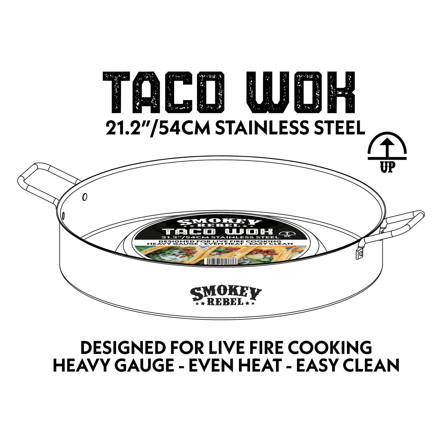 Taco Wok Up + Heavy Duty Spoon