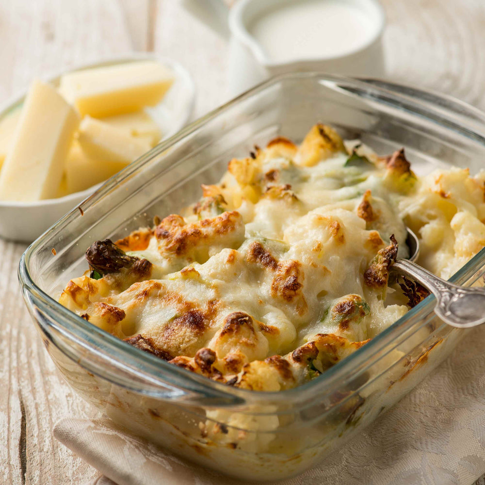 Image of delicious cauliflower cheese