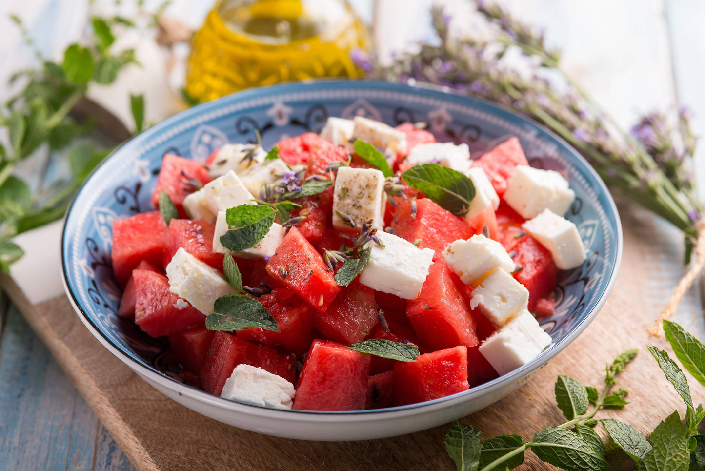 Greek Watermelon Feta Salad