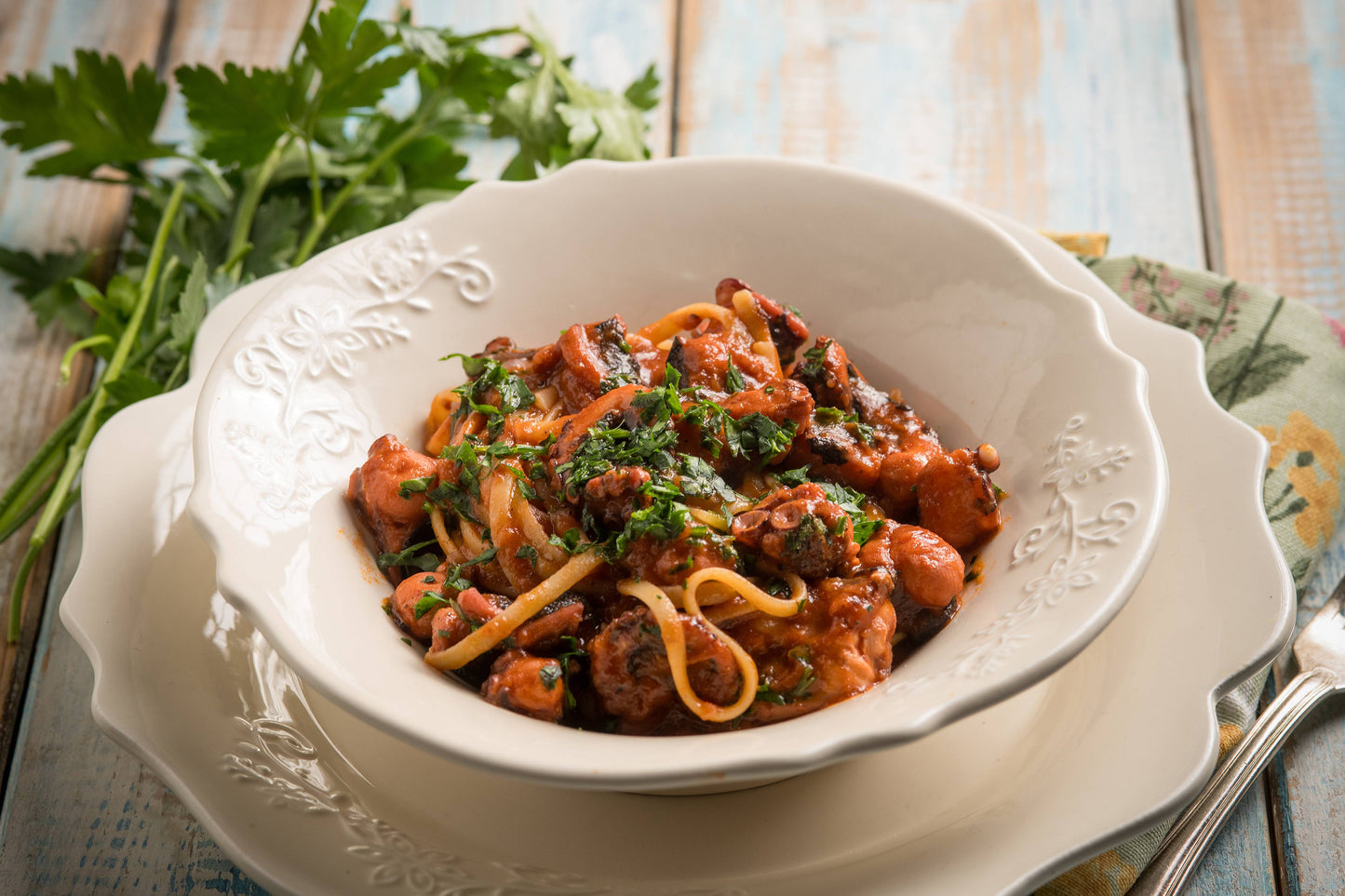 Greek Octopus Pasta