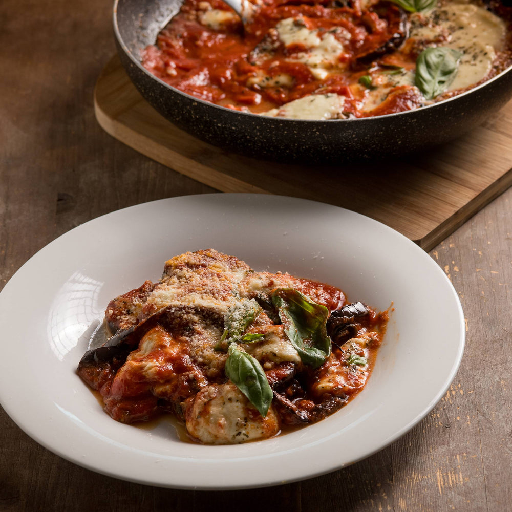 Baked Greek Eggplant Parmesan