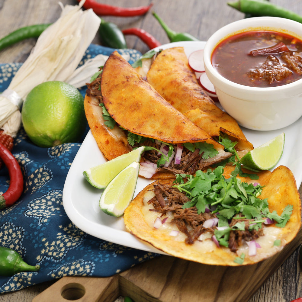 Smokey Goat Birria Tacos