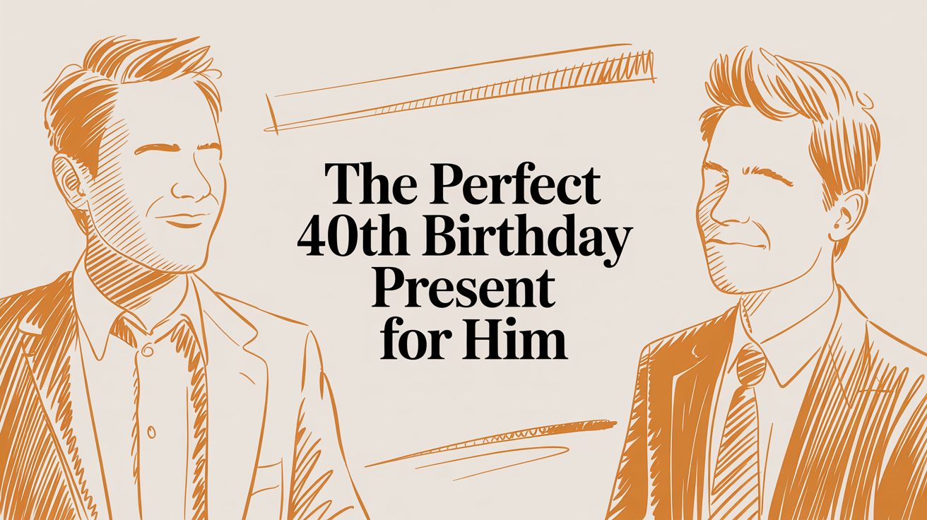 The Perfect 40th Birthday Present for Him