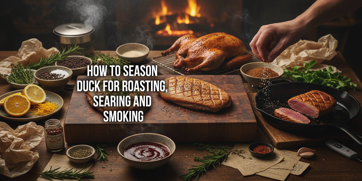 How to Season Duck for Roasting, Searing and Smoking