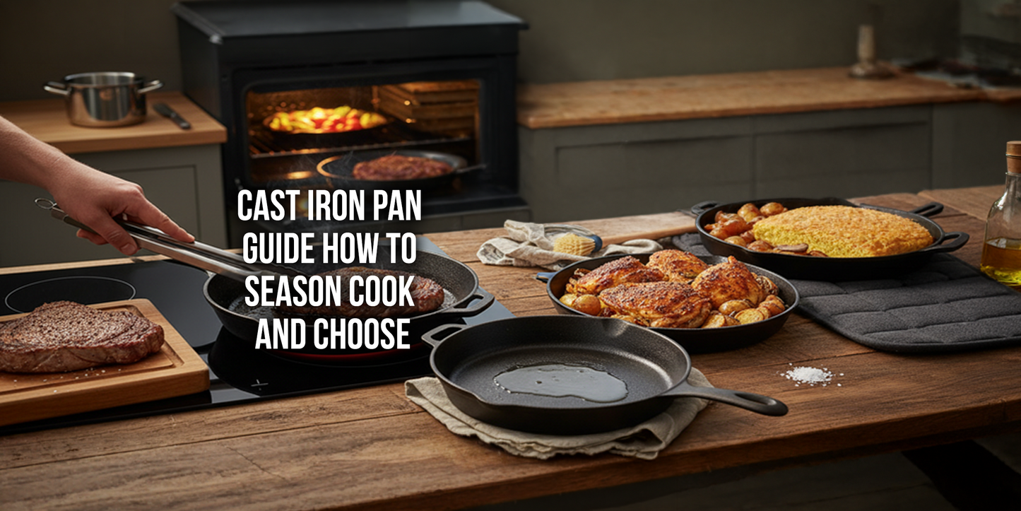 Cast Iron Pan Guide How to Season Cook and Choose