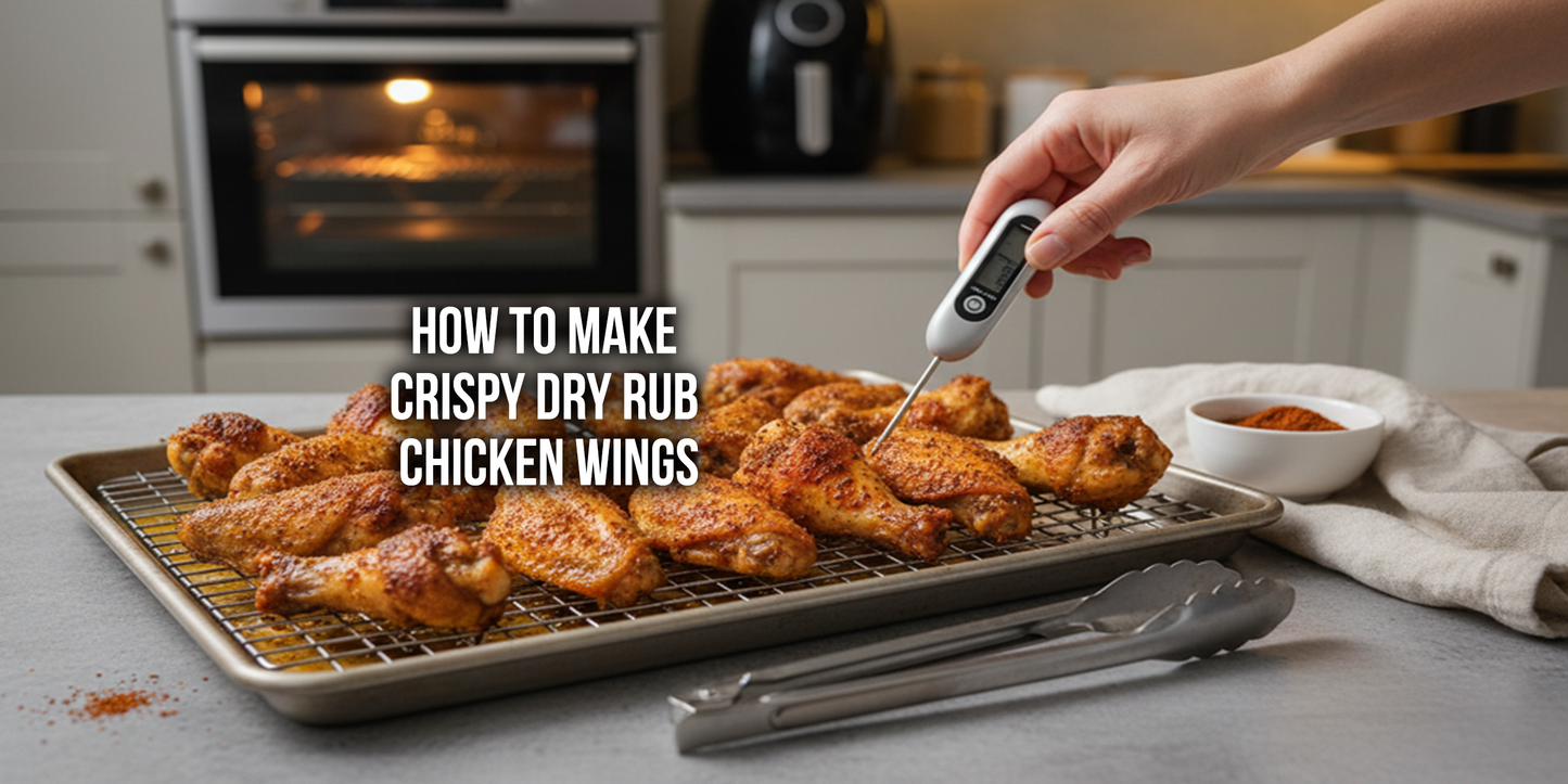 How to Make Crispy Dry Rub Chicken Wings