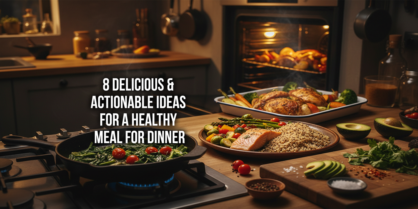 8 Delicious & Actionable Ideas for a Healthy Meal for Dinner