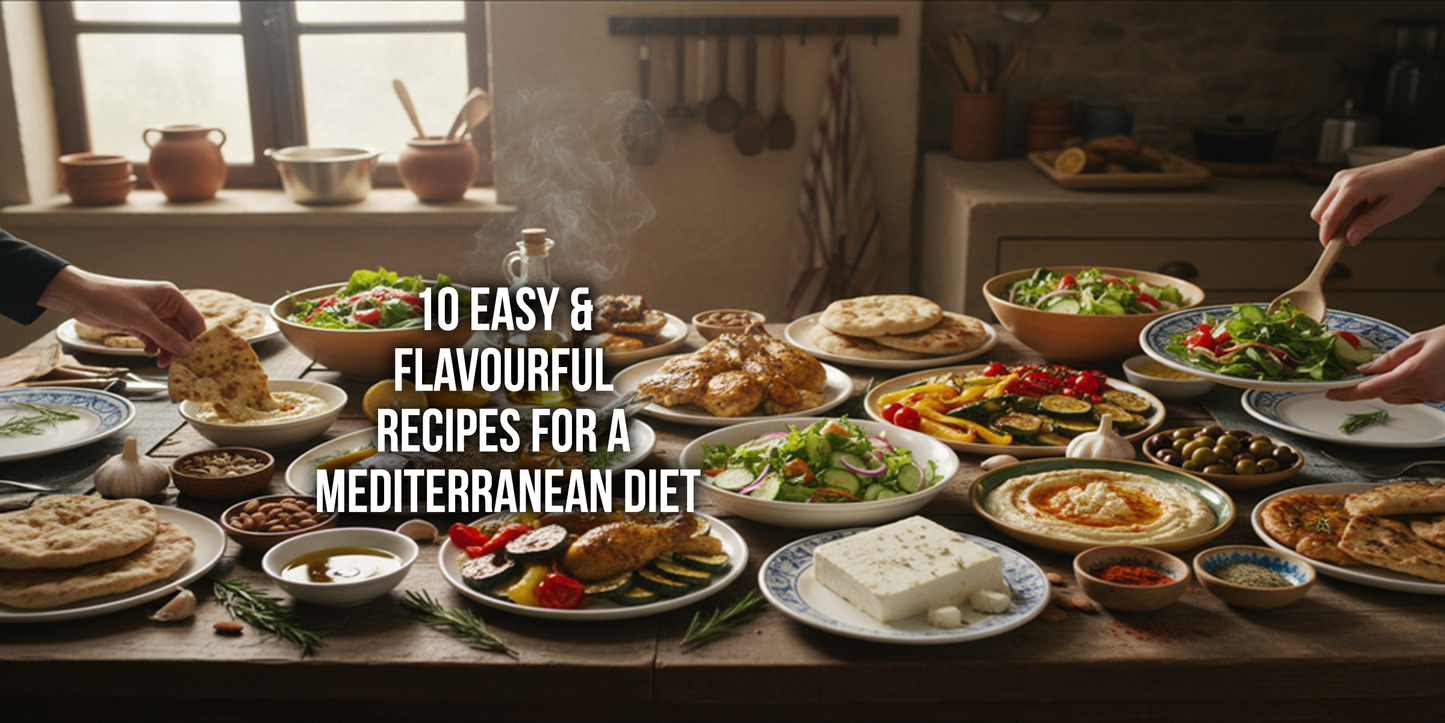 10 Easy & Flavourful Recipes for a Mediterranean Diet