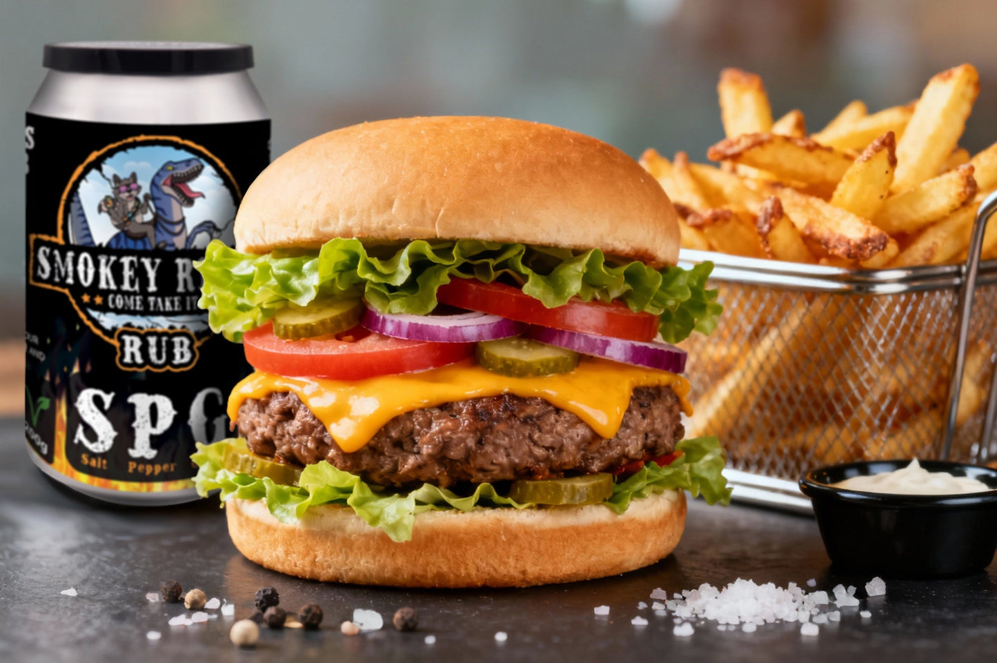 Smokey Beef Burgers