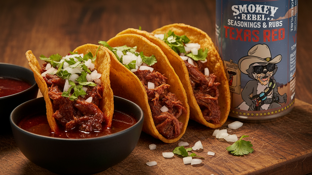 Smokey Goat Birria Tacos