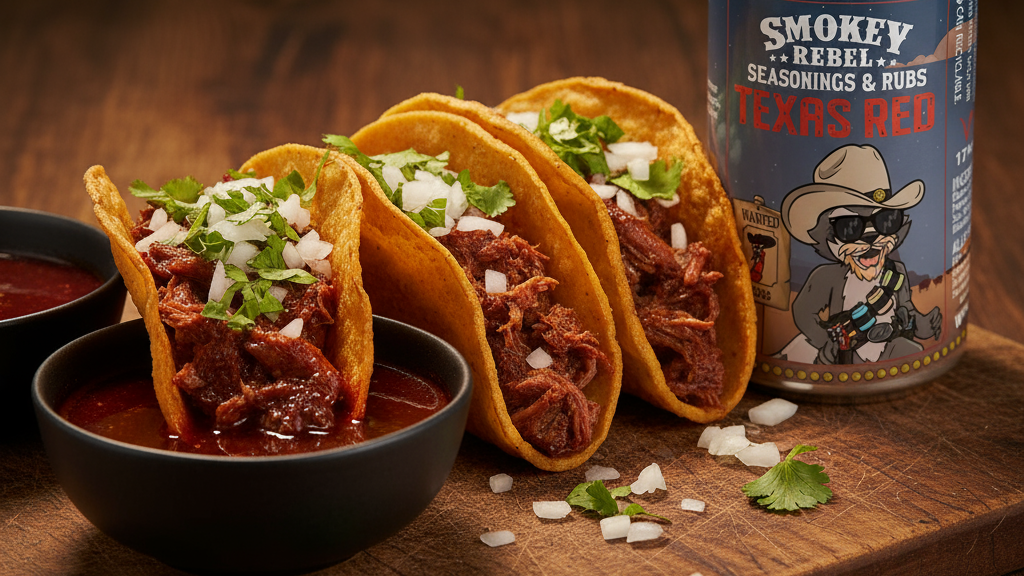 Smokey Goat Birria Tacos