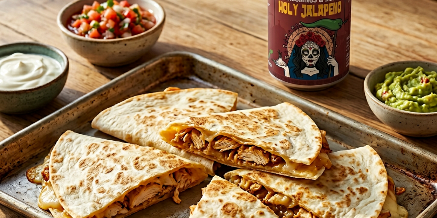 Viral Folded Chicken Quesadillas