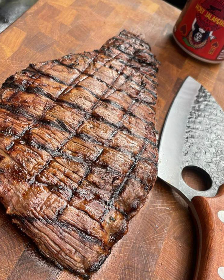 Smokey Jalapeño Marinated Flank Steak Smokey Rebel