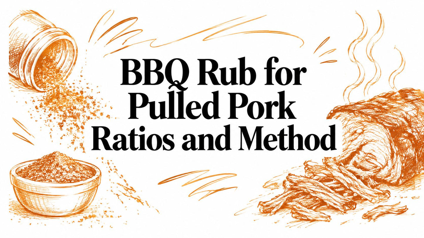 BBQ Rub for Pulled Pork Ratios and Method