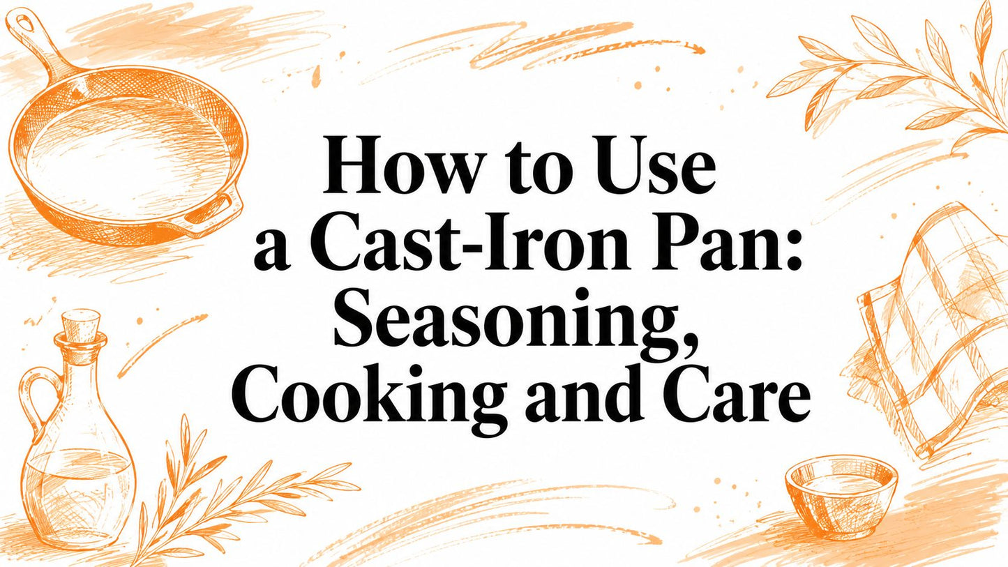 How to Use a Cast-Iron Pan: Seasoning, Cooking and Care