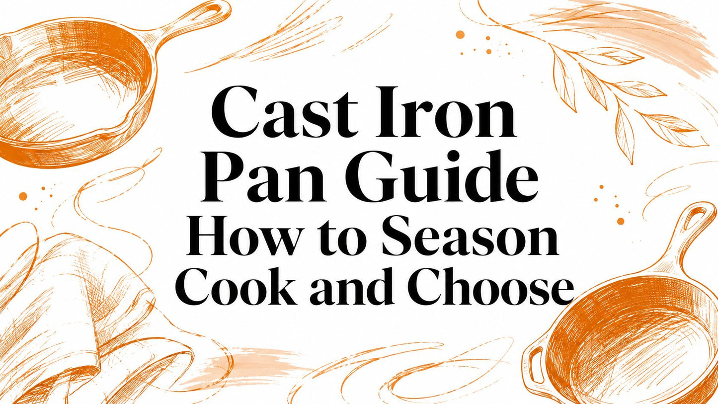 Cast Iron Pan Guide How to Season Cook and Choose
