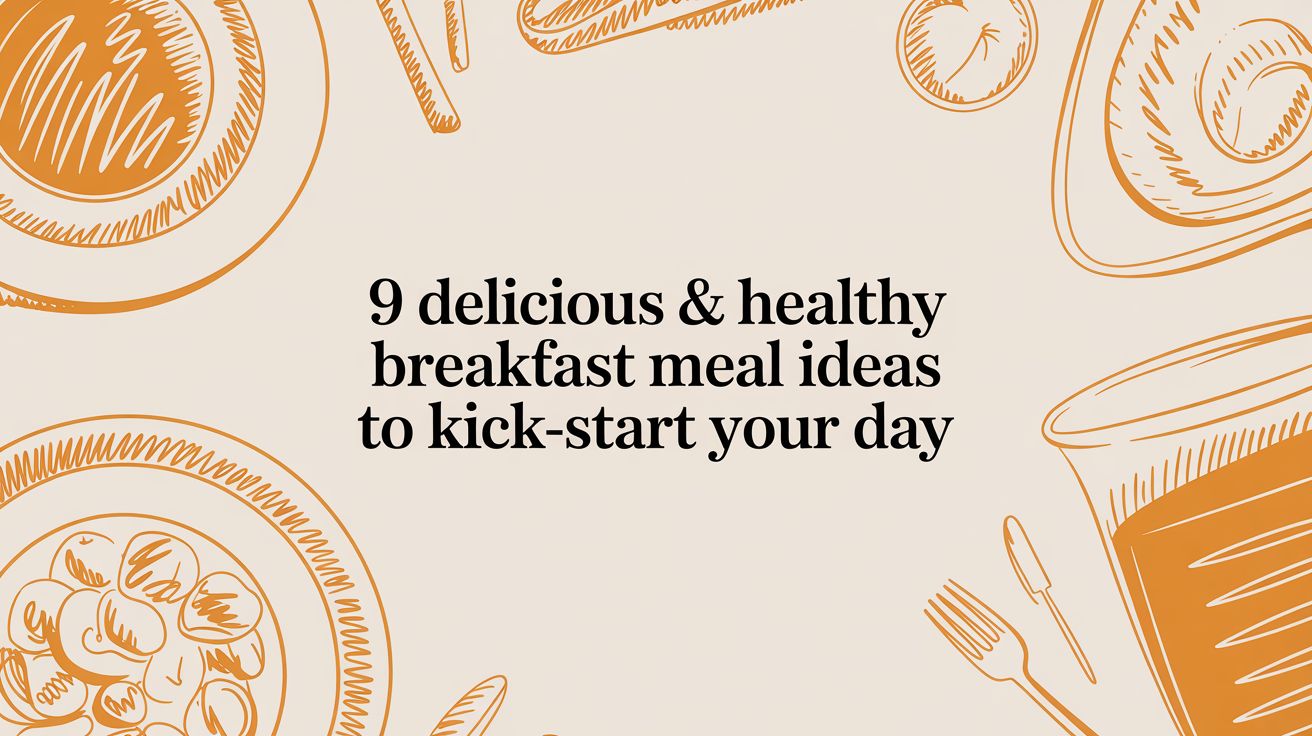 9 Delicious & Healthy Breakfast Meal Ideas to Kick-Start Your Day