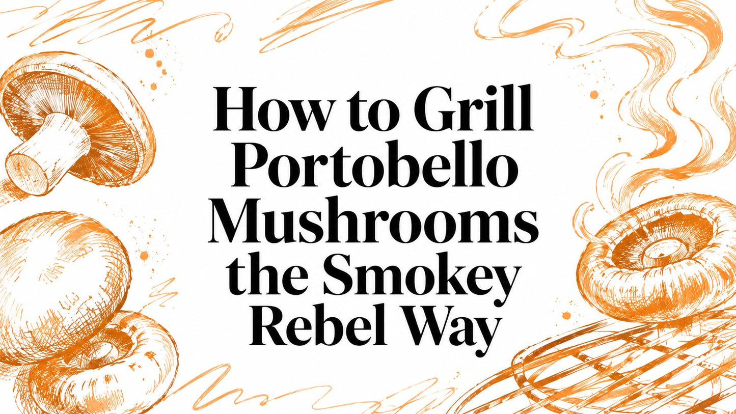 How to Grill Portobello Mushrooms the Smokey Rebel Way