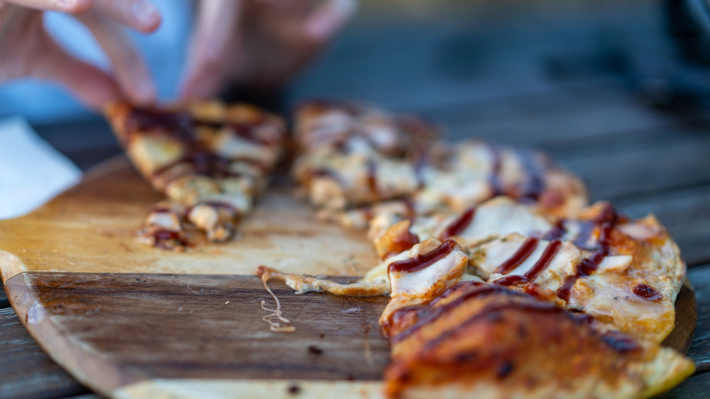 BBQ Chicken Pizza with Smokey Rebel Rubs