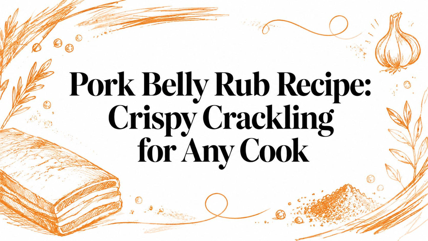 Pork Belly Rub Recipe: Crispy Crackling for Any Cook