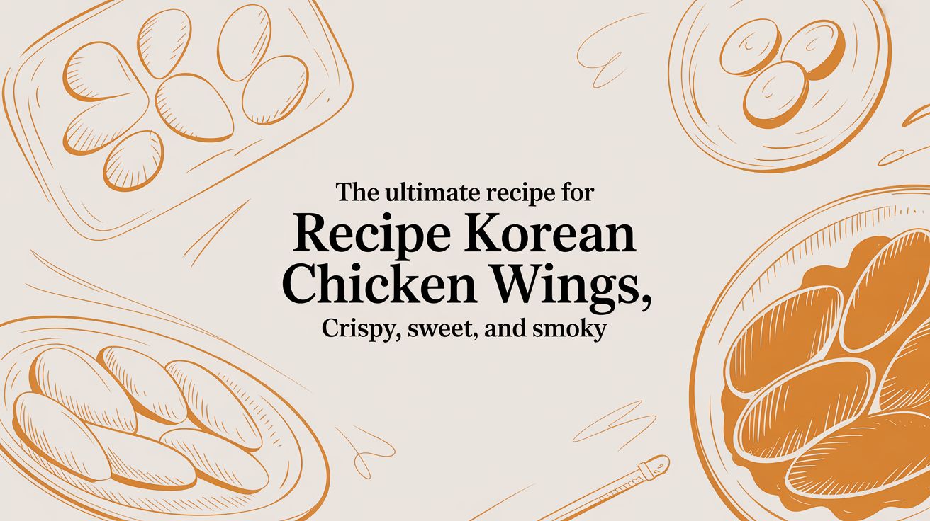 The Ultimate Recipe for Korean Chicken Wings: Crispy, Sweet, and Smoky