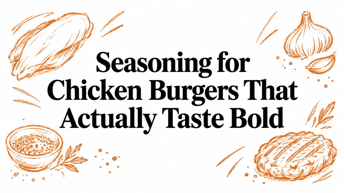 Seasoning for Chicken Burgers That Actually Taste Bold
