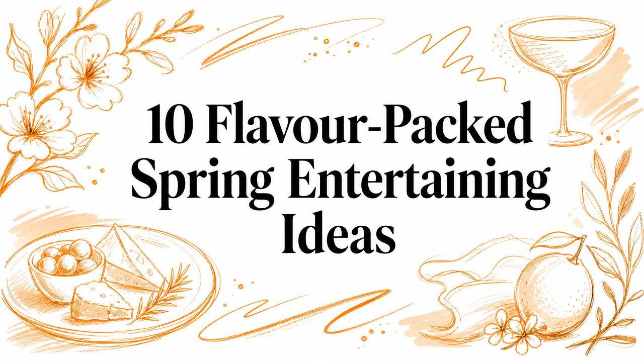 10 Flavour-Packed Spring Entertaining Ideas