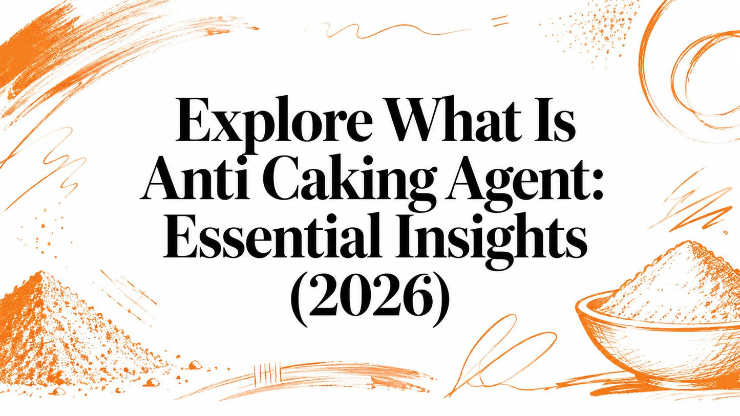 Explore What Is Anti Caking Agent: Essential Insights (2026)