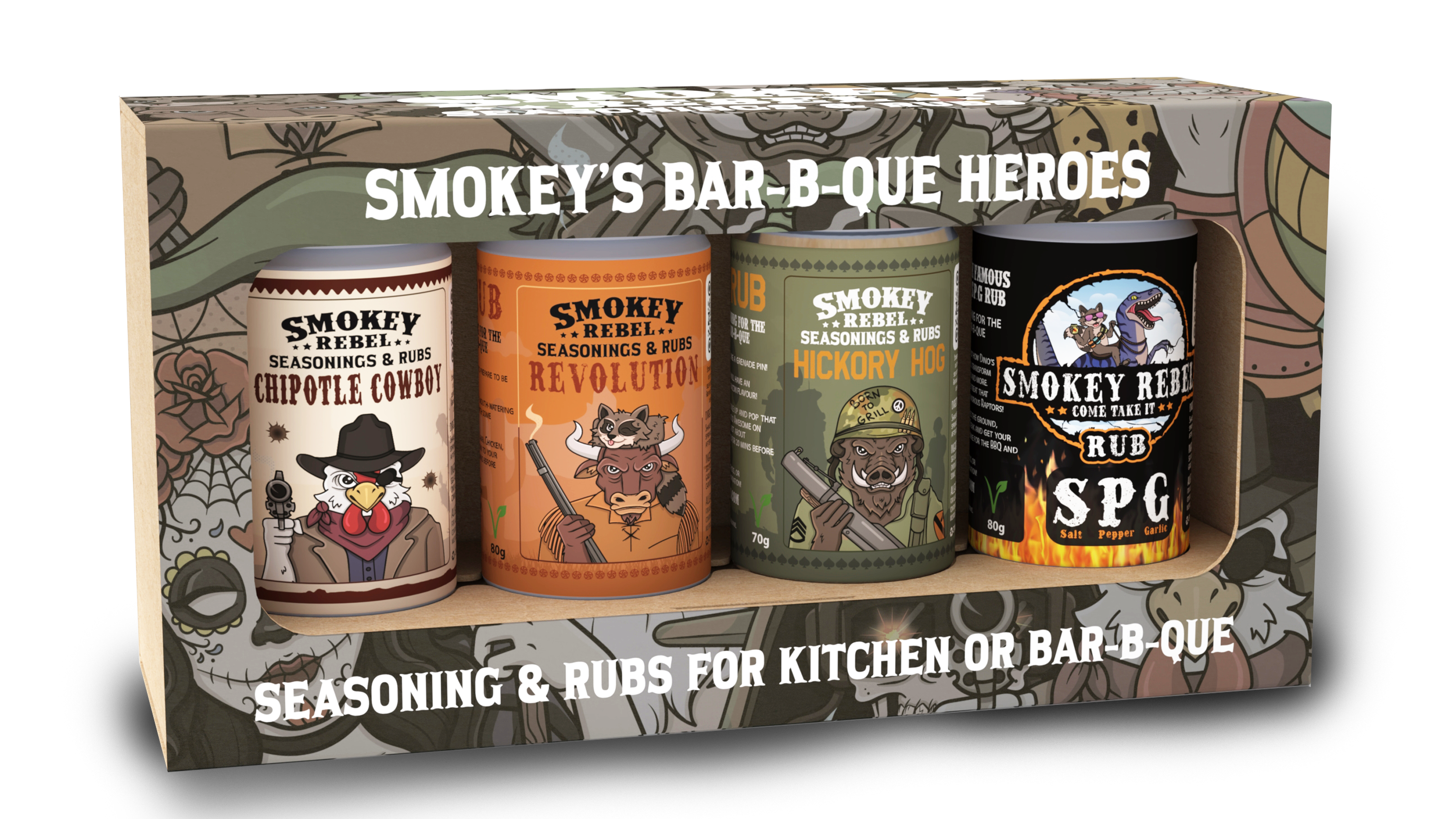 Smokey Rebel four-flavour Mini Experience Set