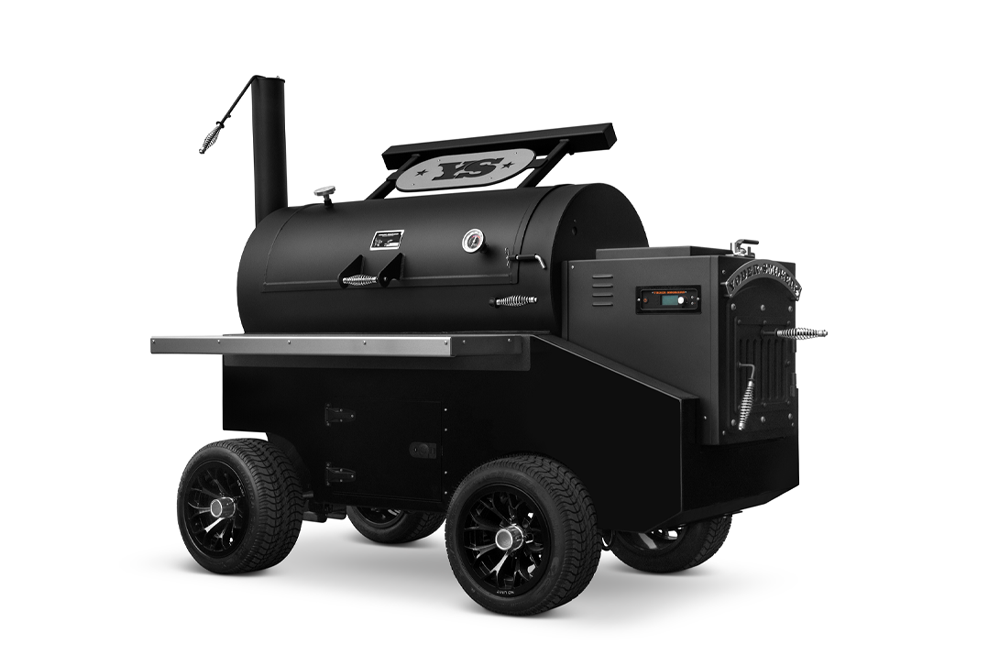 
                  
                    Yoder Smokers Cimarron Pellet Smoker – Competition Cart
                  
                