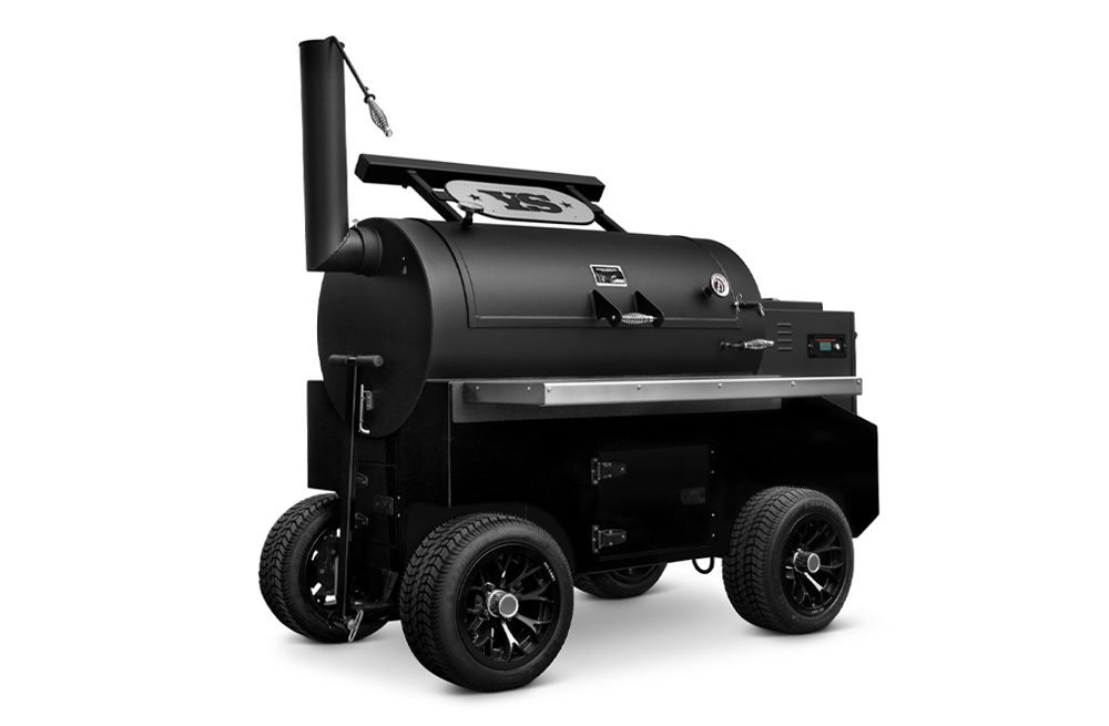 
                  
                    Yoder Smokers Cimarron Pellet Smoker – Competition Cart
                  
                