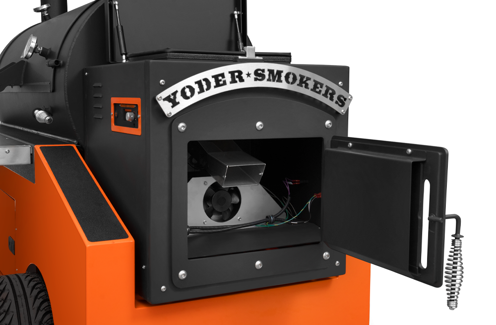 
                  
                    Yoder Smokers Cimarron Pellet Smoker – Competition Cart
                  
                