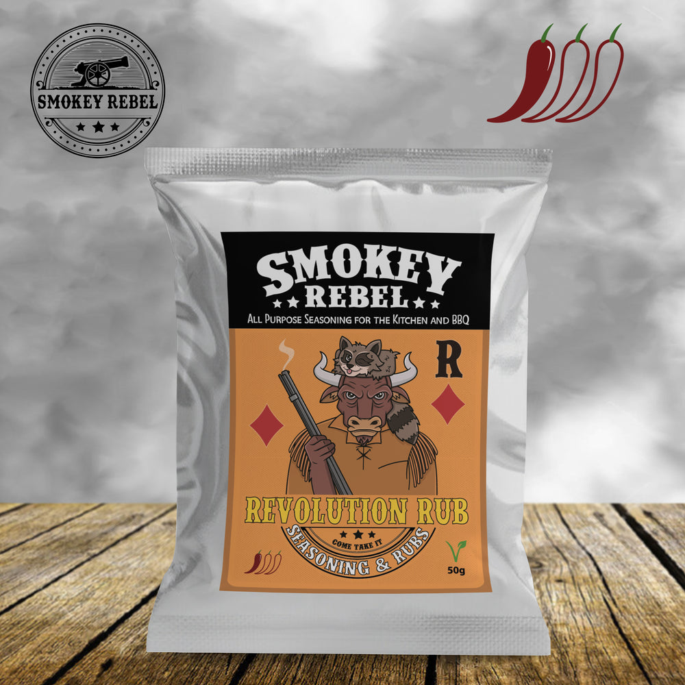 
                  
                    Smokey Rebel Revolution Rub Packet (50g)
                  
                