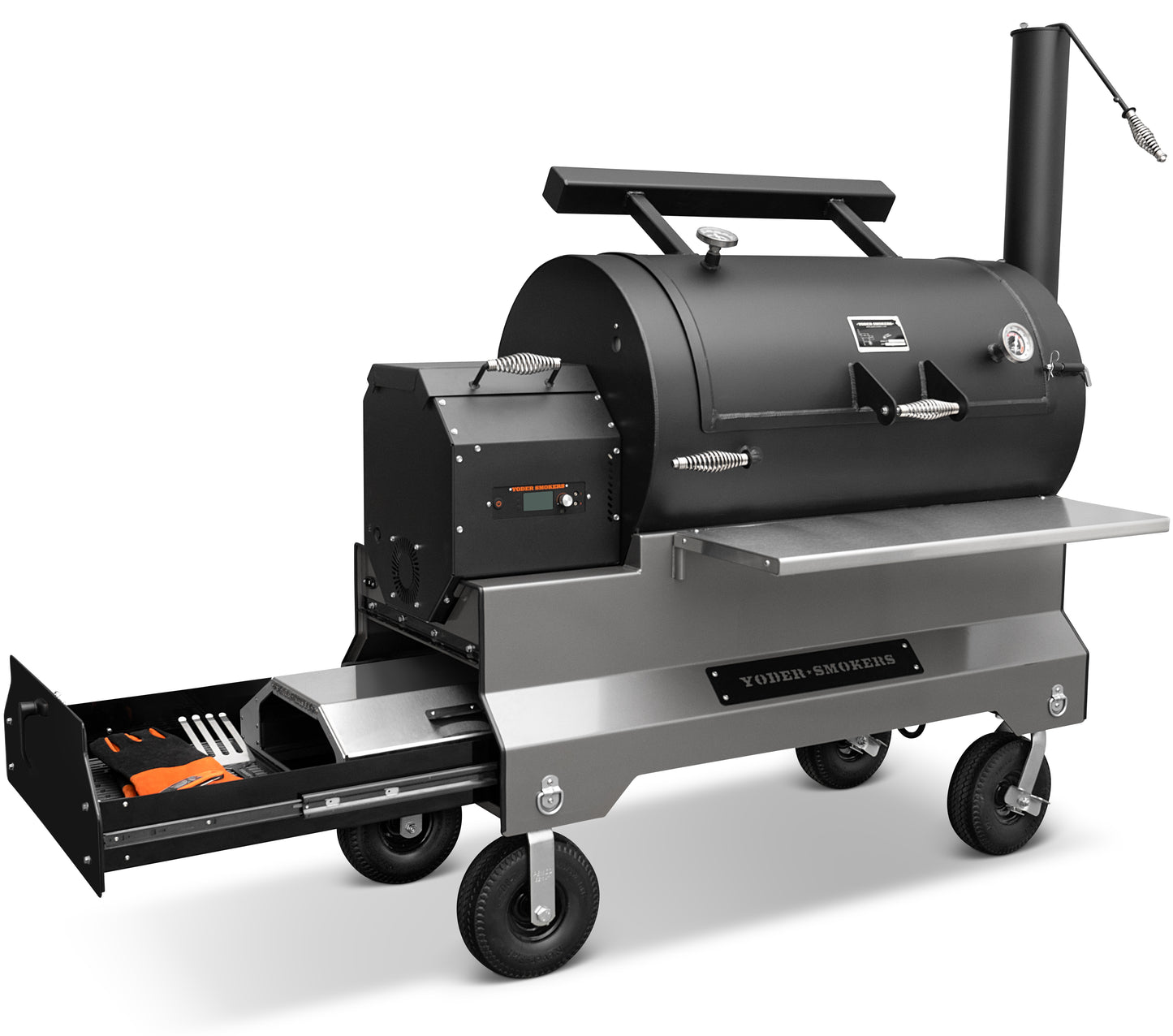 
                  
                    Yoder Smokers YS1500s Pellet Grill with Storage Drawer
                  
                