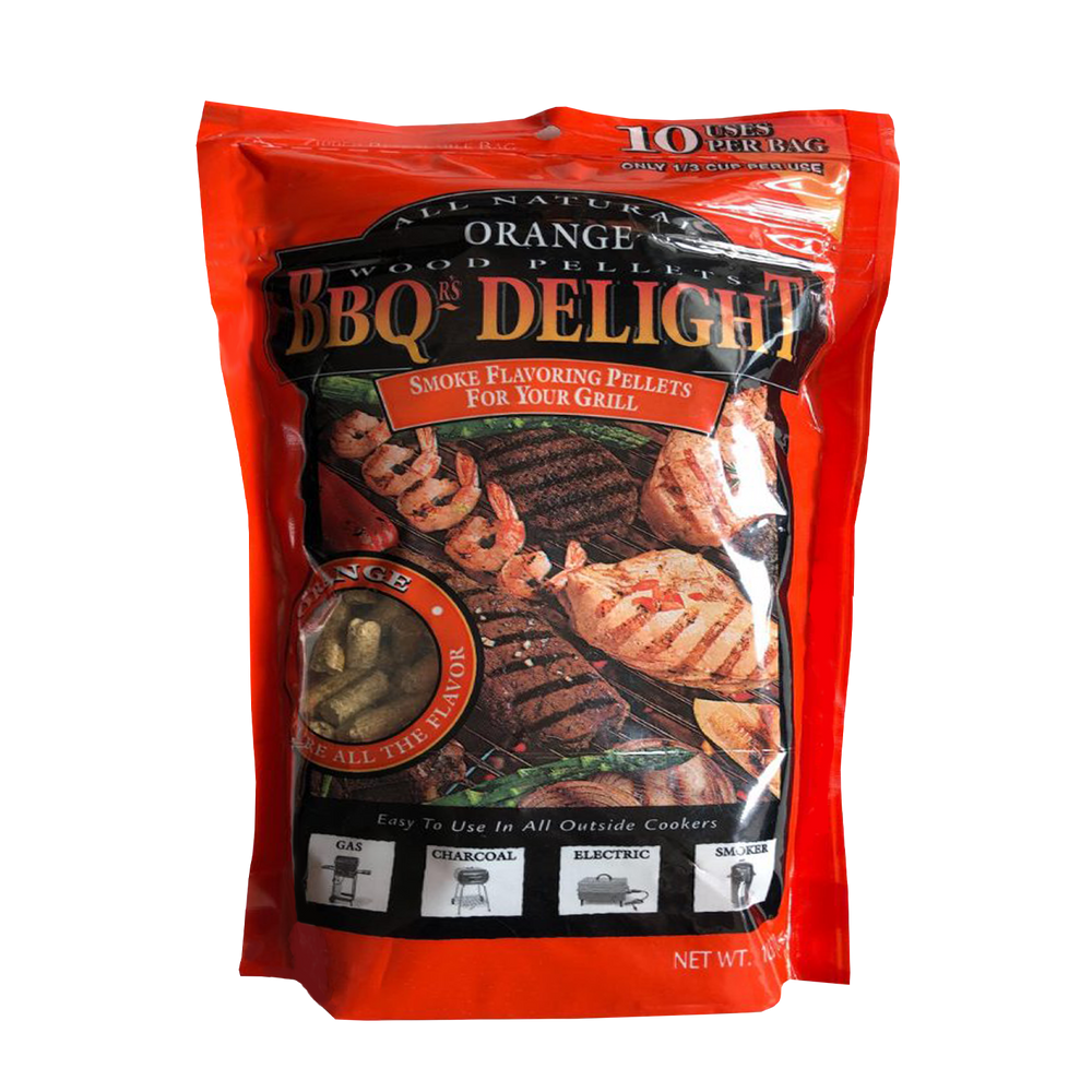 BBQr’s Delight Orange Pellets – 450g Sampler Bag