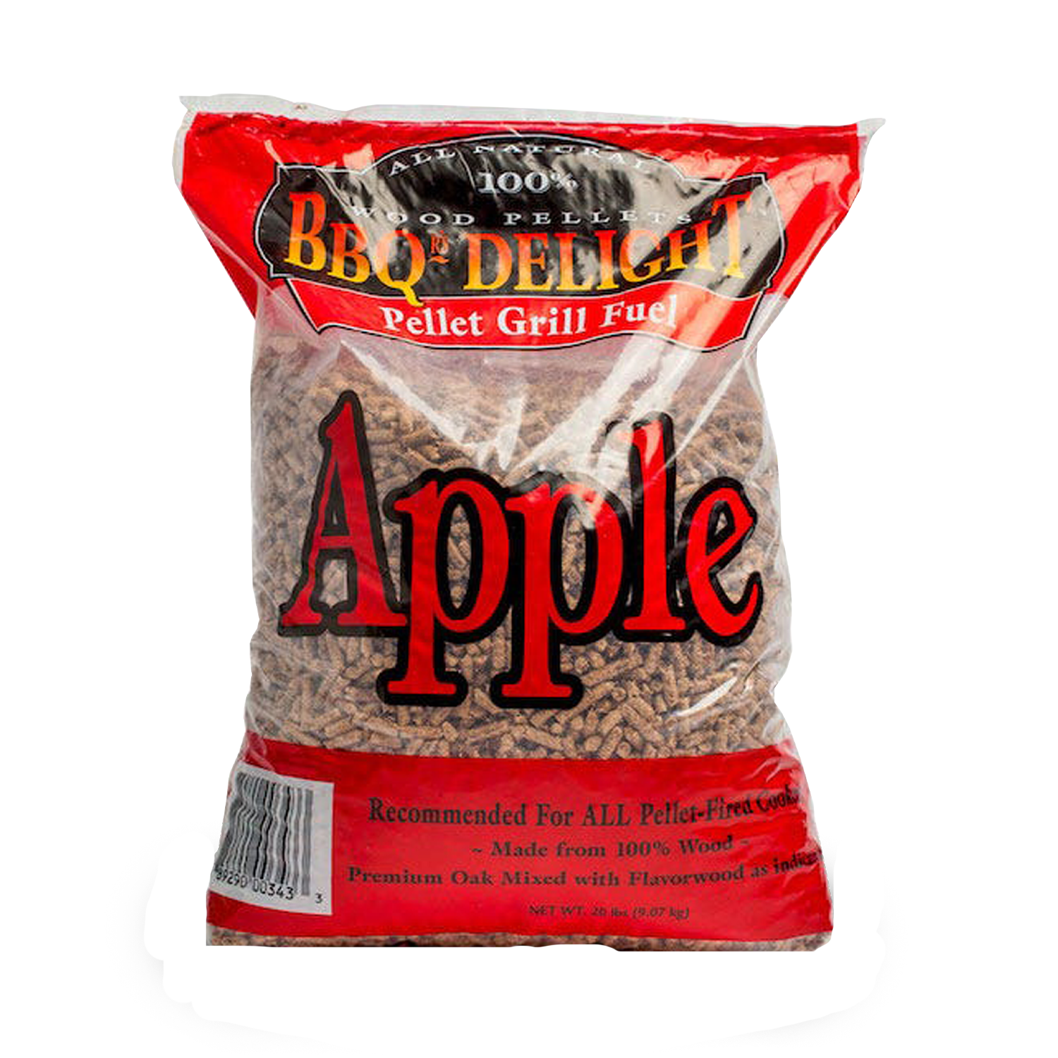 BBQrs Delight Pellets - 9kg Apple