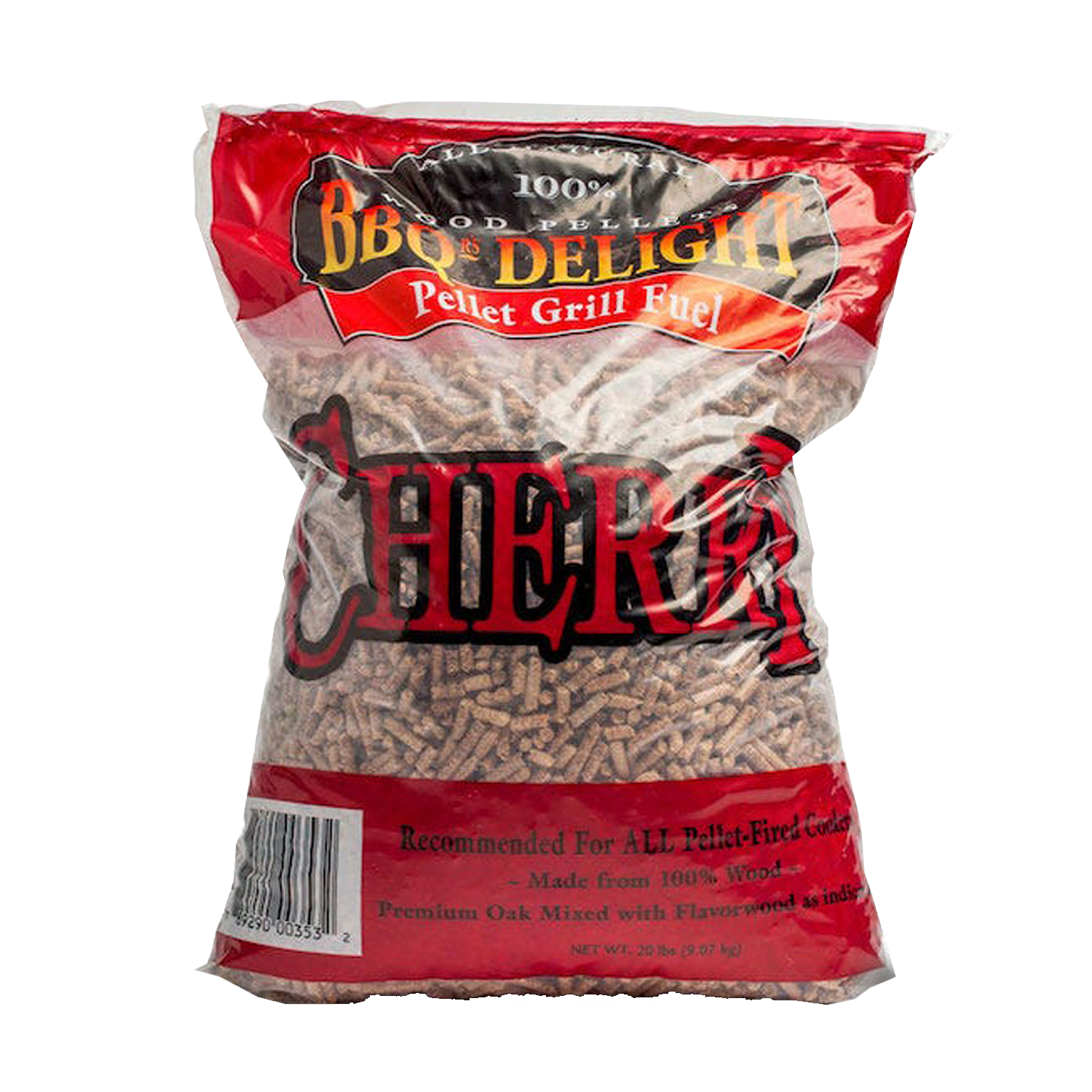 BBQrs Delight Pellets - 9kg Cherry