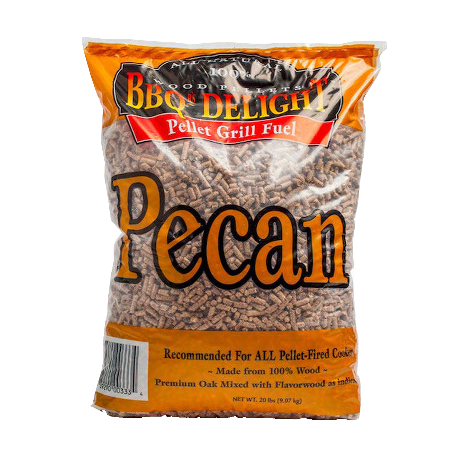 BBQrs Delight Pellets - 9kg Pecan