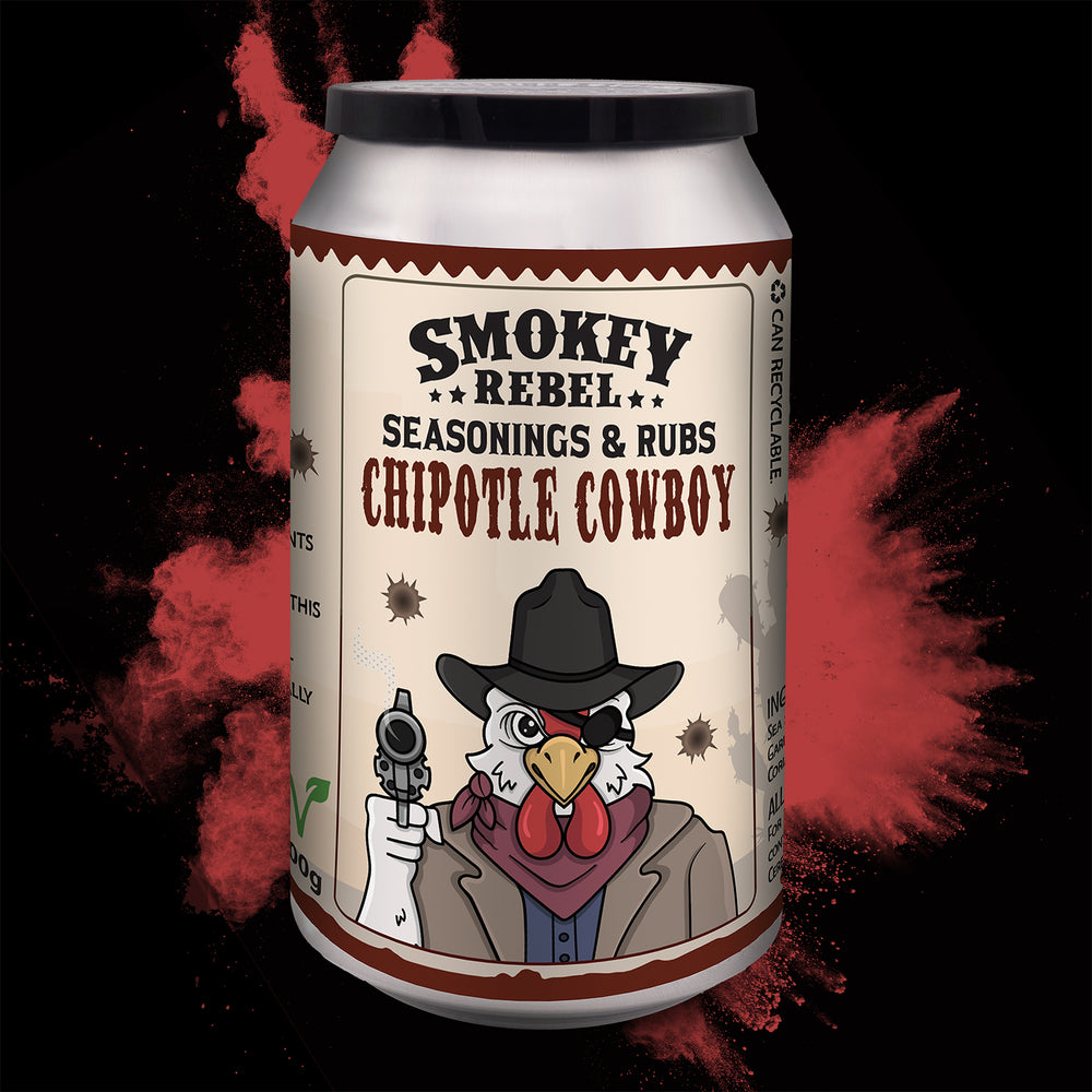 Chipotle Cowboy Chicken Rub - 200g Classic Can