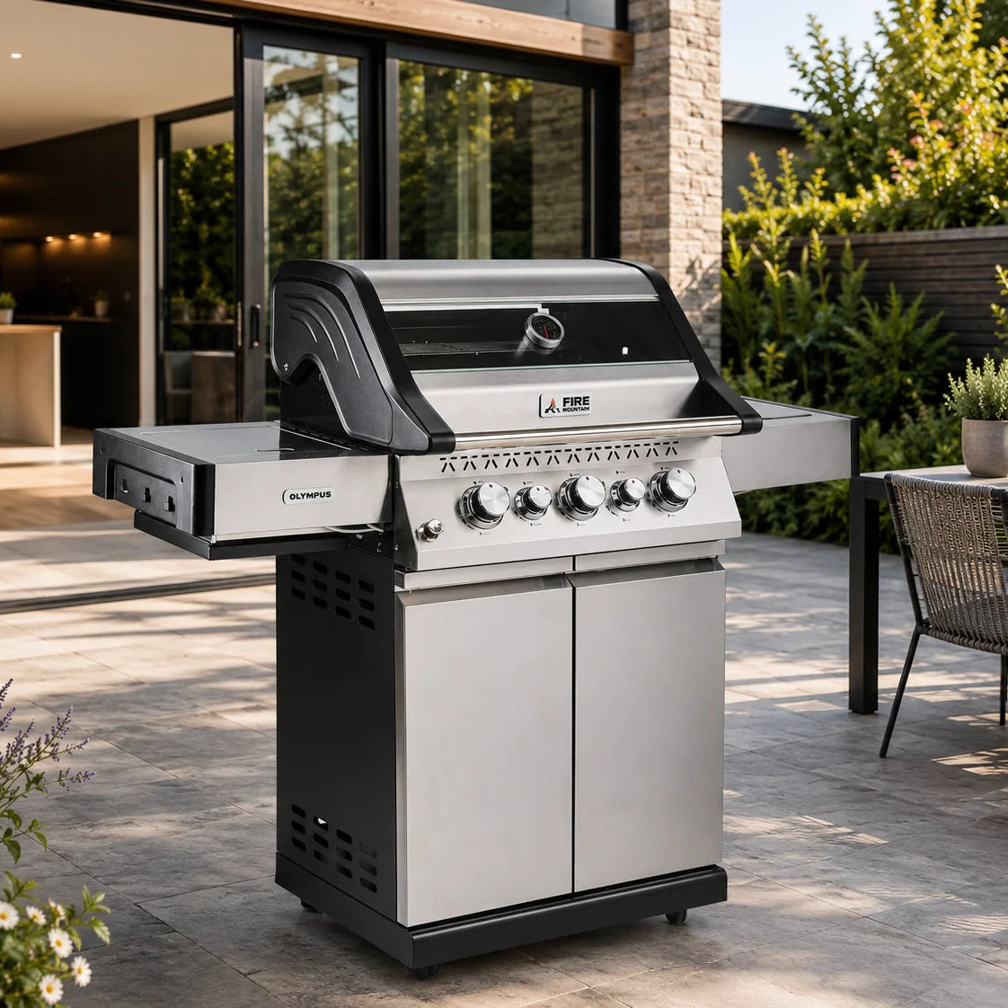 
                  
                    Fire Mountain Olympus Stainless Steel 5 Burner Gas BBQ (3+2)
                  
                