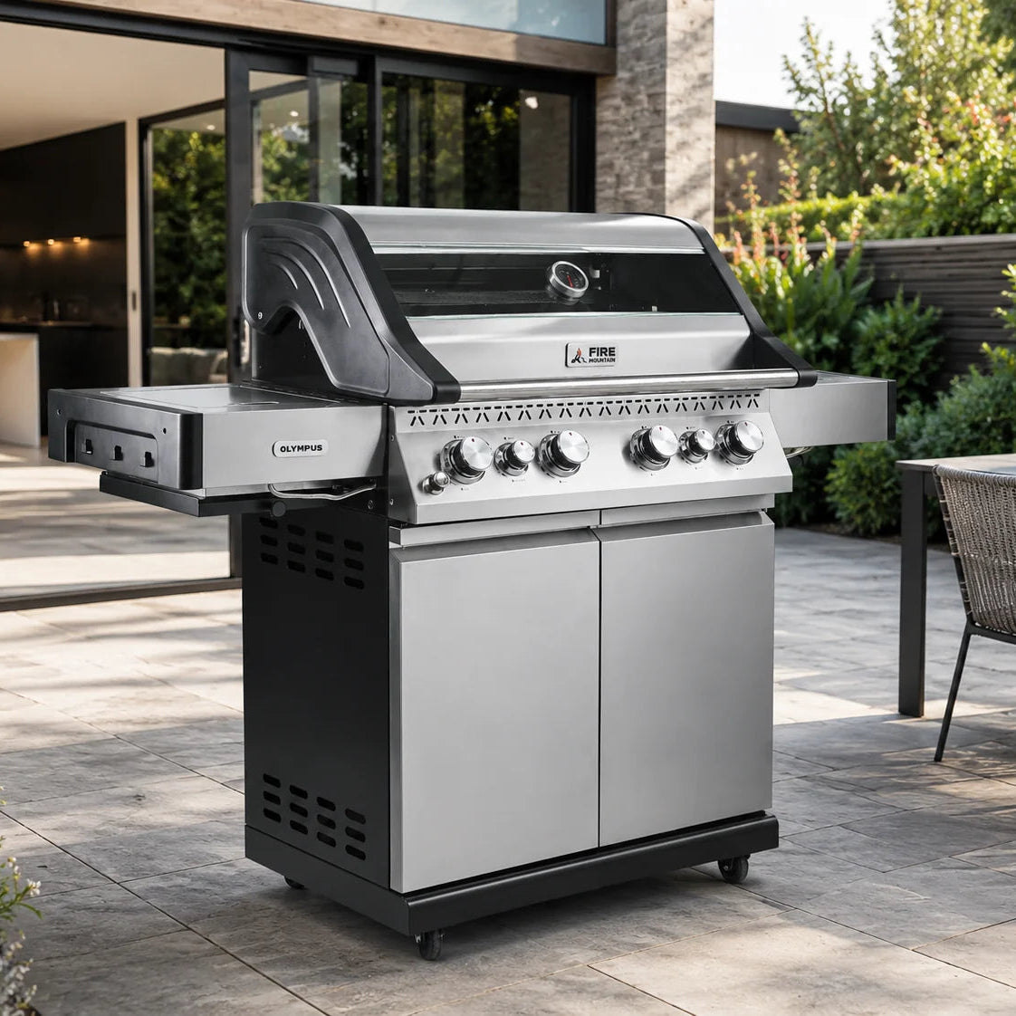 
                  
                    Fire Mountain Olympus Stainless Steel 6 Burner Gas BBQ (4+2)
                  
                