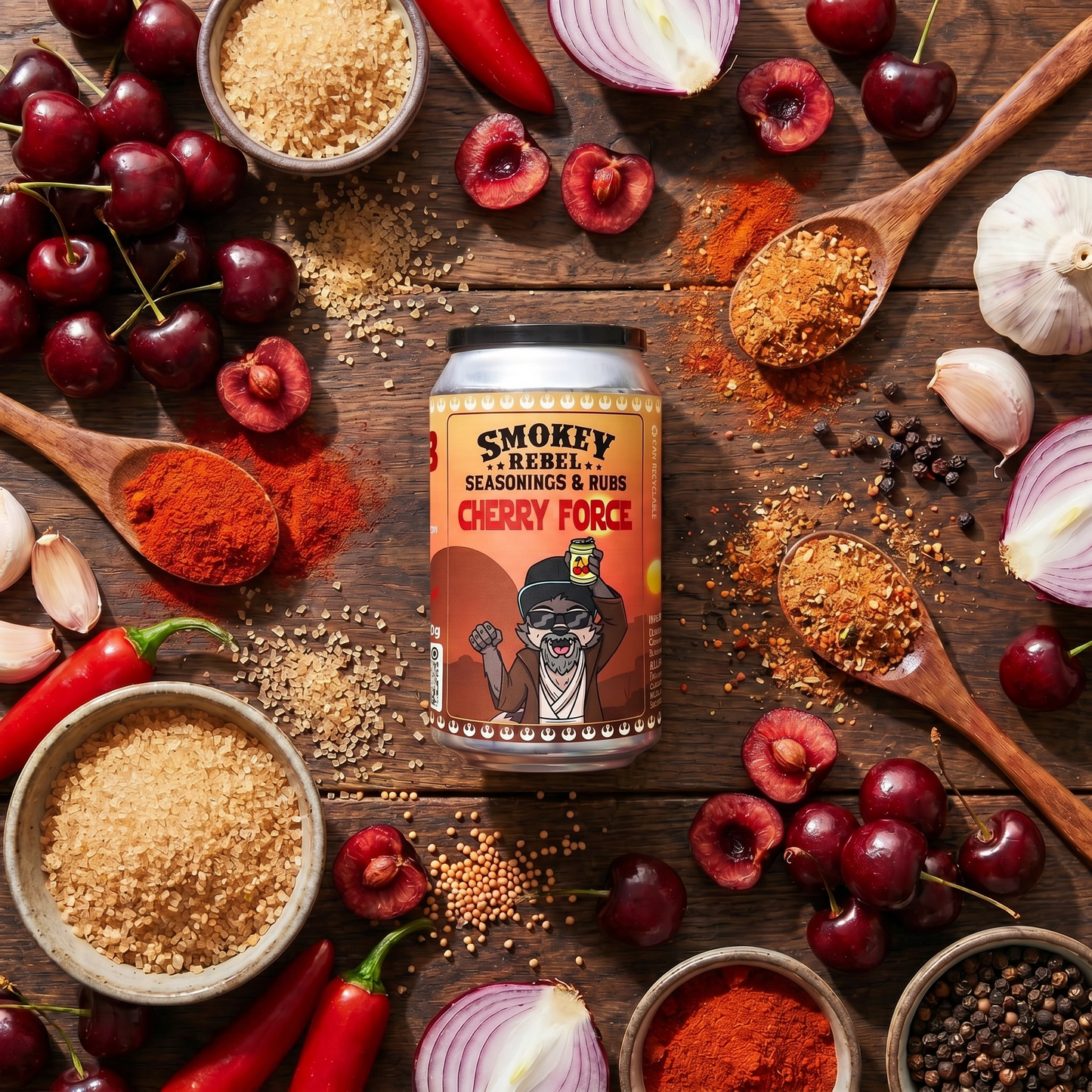 
                  
                    Cherry Force BBQ rub
                  
                