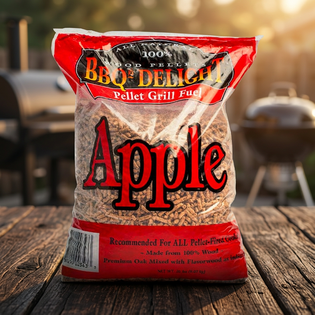 BBQr's Delight Apple Pellets – 9kg | Mild Fruitwood Pellets for Pork ...