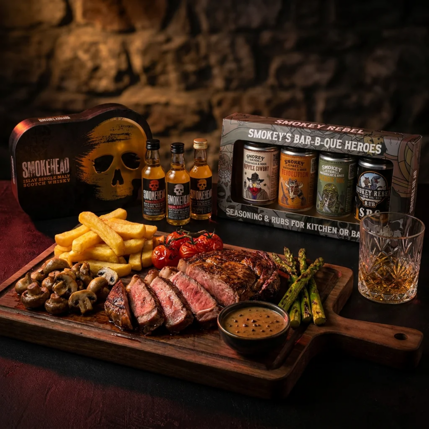 
                  
                    BBQ Heroes x Smokehead Experience Set
                  
                
