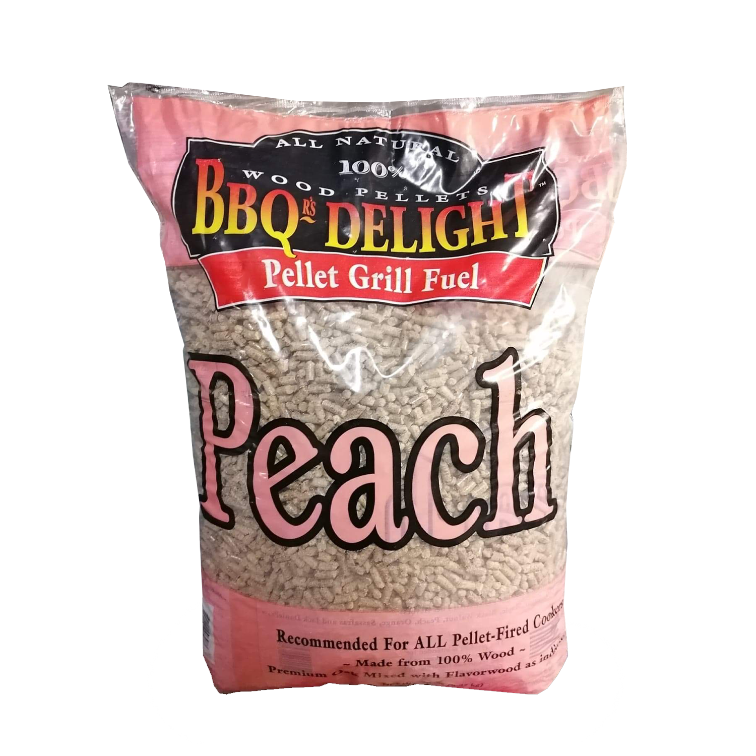 BBQrs Delight Pellets - 9kg Peach
