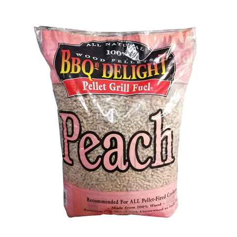 BBQrs Delight Pellets - 9kg Peach