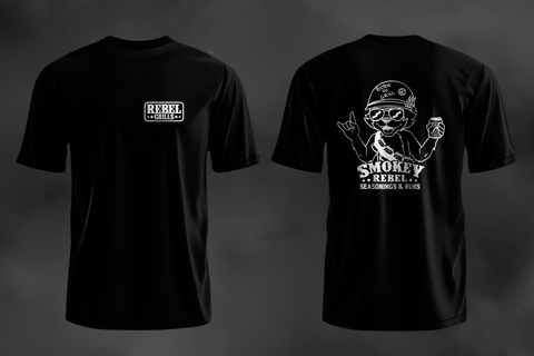 Smokey Rebel Black Smokey Seasoning & Rubs Tee Shirt