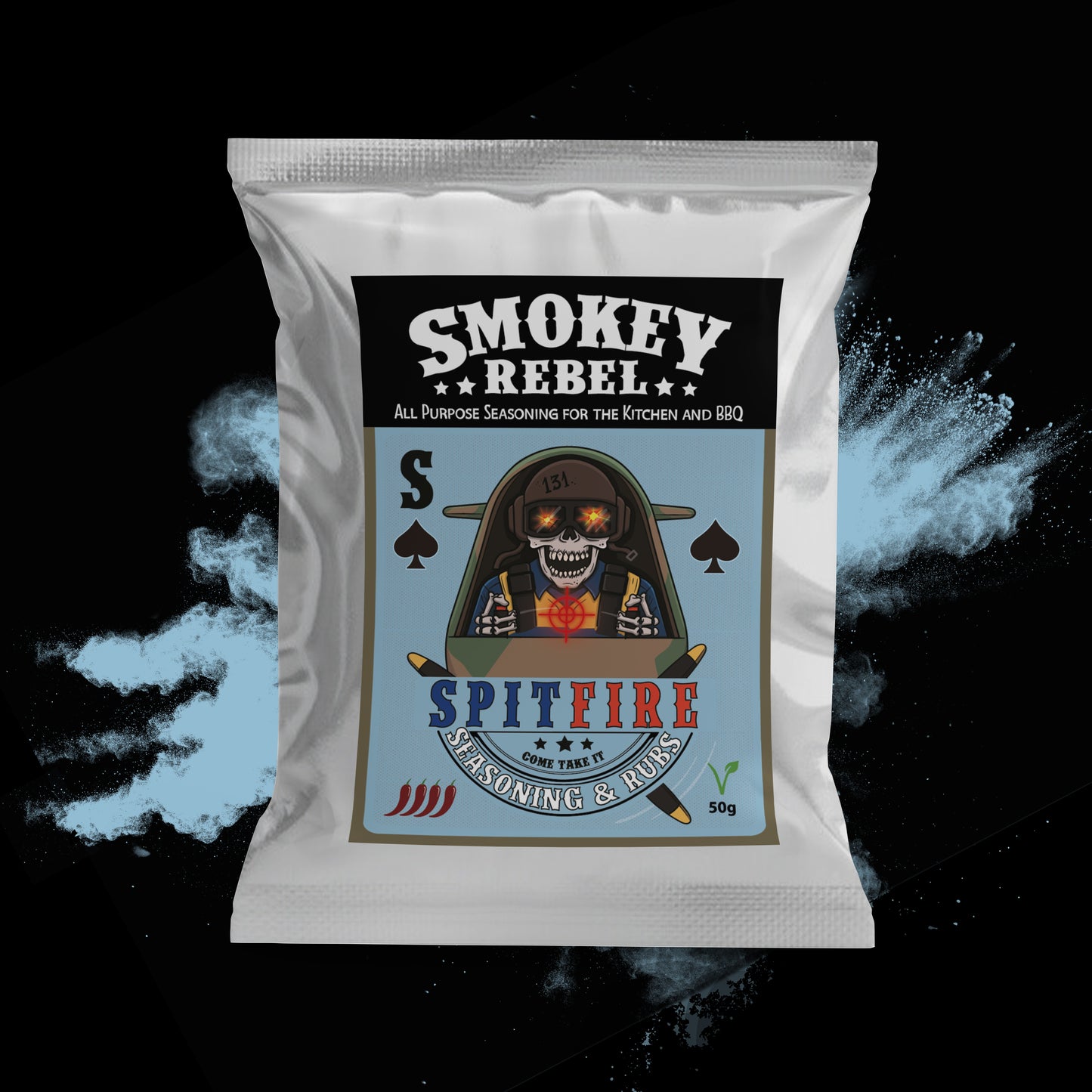 
                  
                    Smokey Rebel Spitfire Rub Packet (50g)
                  
                