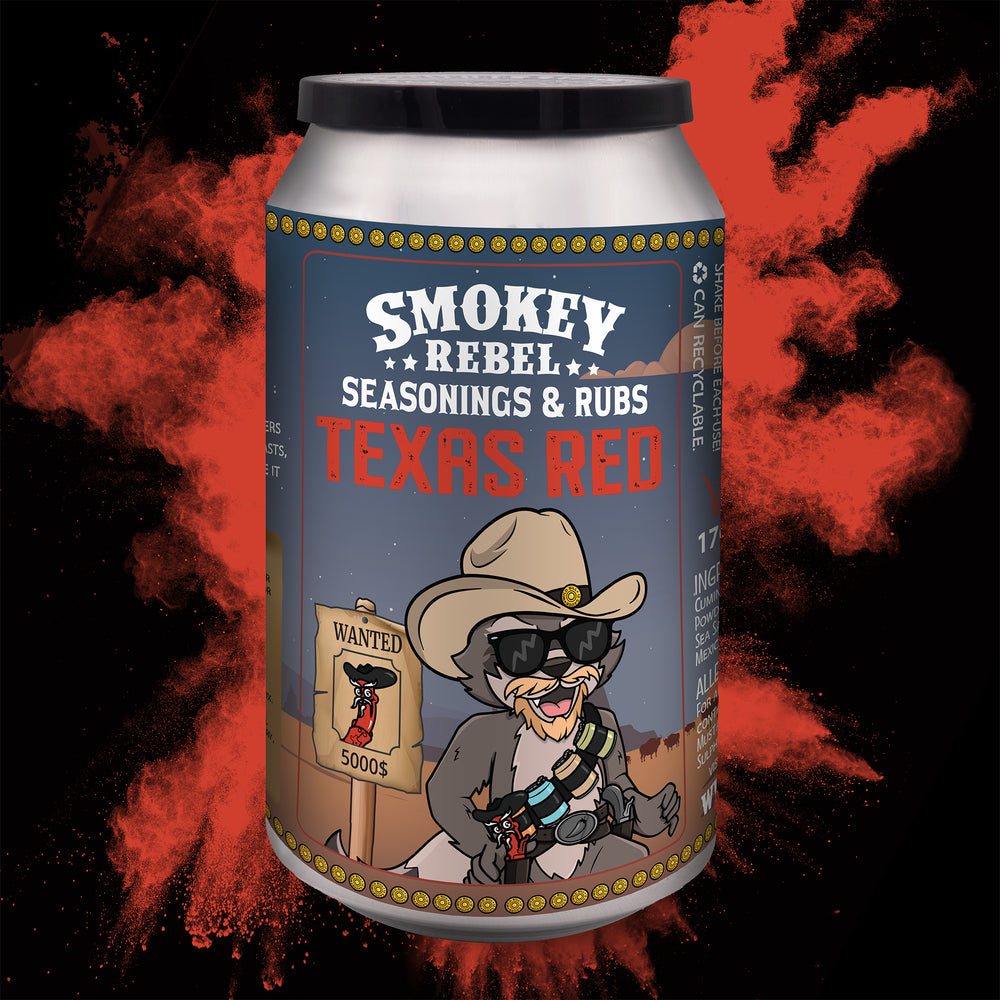 Texas Red Chilli Mix Rub - 170g Classic Can